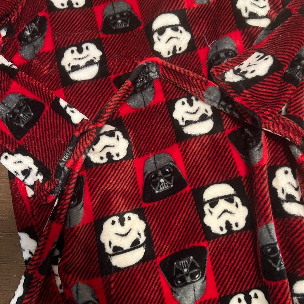 Red and Black Checkered Fleece Pajama Set